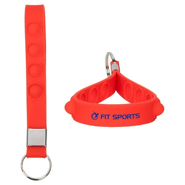 Push Pop Stress Reliever Keychain - Push Pop Stress Reliever Keychain - Image 10 of 13