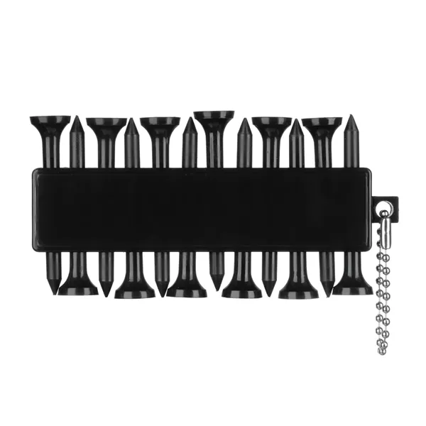 12 Plastic Golf Tee and Marker Pack w/Beaded Chain - 12 Plastic Golf Tee and Marker Pack w/Beaded Chain - Image 2 of 3