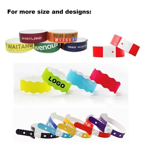 Custom Full color Paper Wristbands - Custom Full color Paper Wristbands - Image 2 of 2