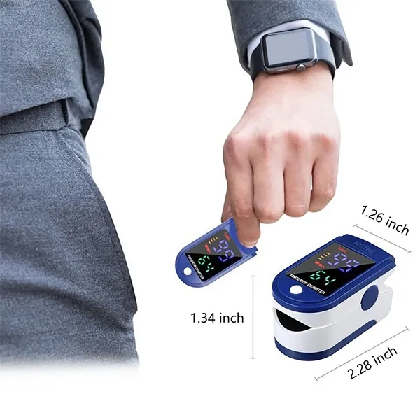 Fingertip Pulse Oximeter Blood Oxygen Saturation Monitor - Fingertip Pulse Oximeter Blood Oxygen Saturation Monitor - Image 2 of 3