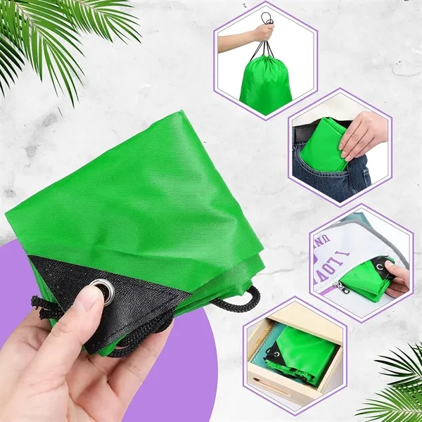 Polyester Drawstring Bag - Polyester Drawstring Bag - Image 4 of 4