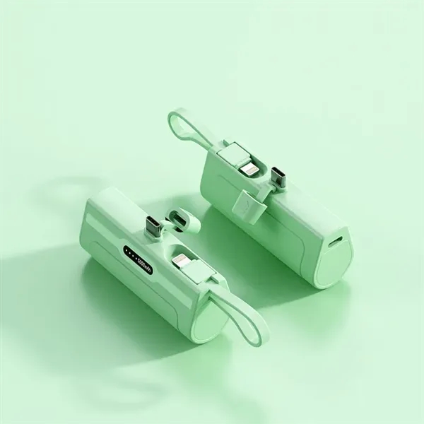 2 In 1 5000mAh Mini Phone Quick Power Bank - 2 In 1 5000mAh Mini Phone Quick Power Bank - Image 4 of 4