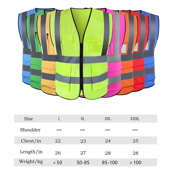 High Visibility Reflective Safety Vest - High Visibility Reflective Safety Vest - Image 2 of 4