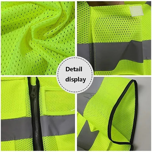 High Visibility Reflective Safety Vest - High Visibility Reflective Safety Vest - Image 3 of 4