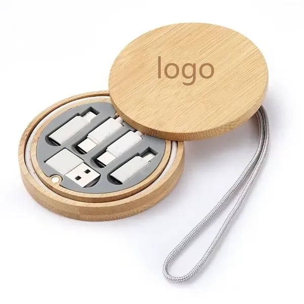 Multi USB Adapter Kit with Bamboo Organizer - Multi USB Adapter Kit with Bamboo Organizer - Image 1 of 3