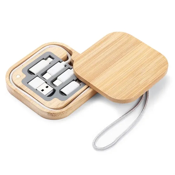 Multi USB Adapter Kit with Bamboo Organizer - Multi USB Adapter Kit with Bamboo Organizer - Image 3 of 3