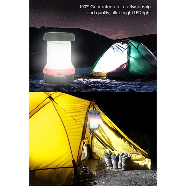 USB Rechargeable LED Folding Camping Light & Solar Charger - USB Rechargeable LED Folding Camping Light & Solar Charger - Image 3 of 8