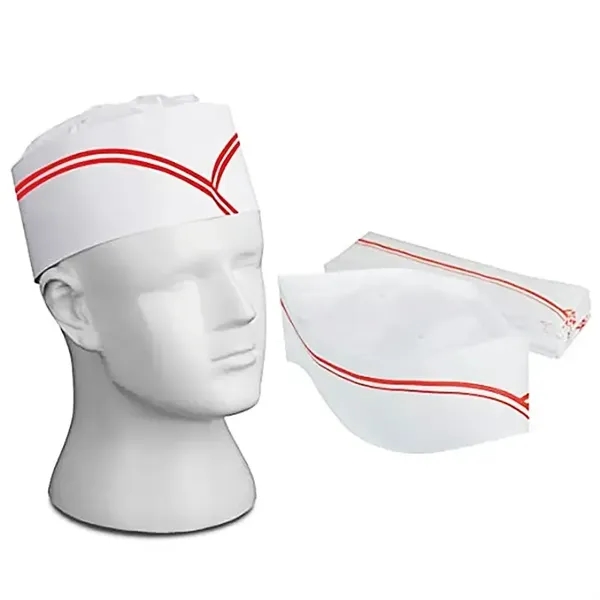 Food Industry Disposable Paper Cook Chef Hat - Food Industry Disposable Paper Cook Chef Hat - Image 1 of 1