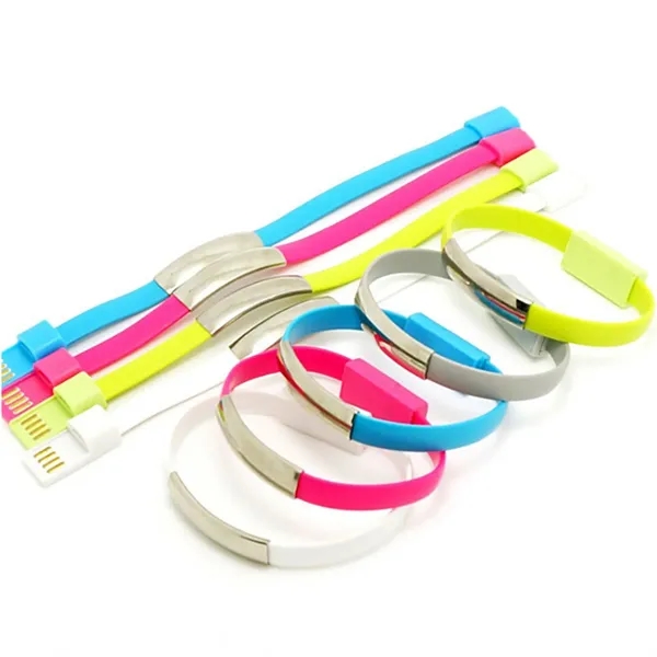 USB Charging Cable Wristband - USB Charging Cable Wristband - Image 0 of 4
