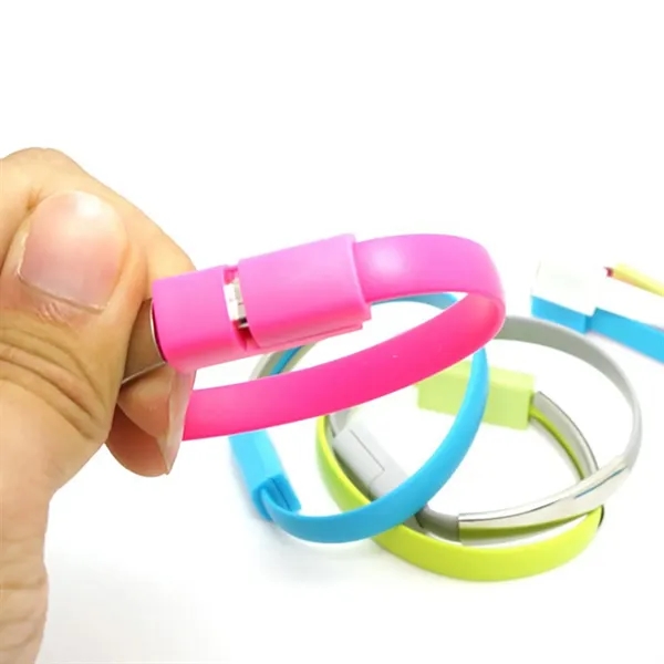 USB Charging Cable Wristband - USB Charging Cable Wristband - Image 2 of 4