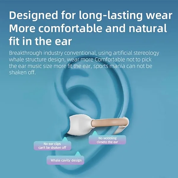 Ear Clip Wireless Bluetooth Headphones - Ear Clip Wireless Bluetooth Headphones - Image 6 of 6