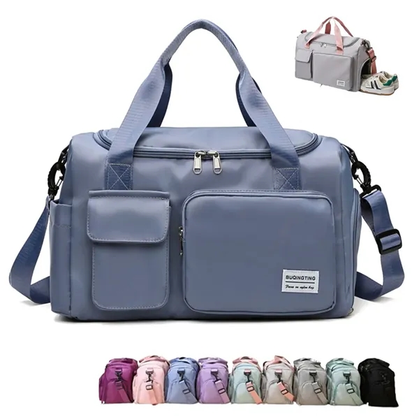 Carry On Weekender Bag with Shoes Compartment - Carry On Weekender Bag with Shoes Compartment - Image 0 of 5