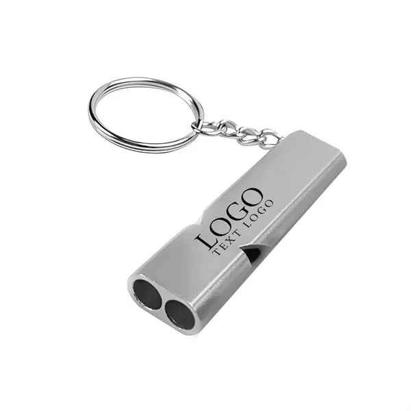 Custom Survival Whistle Keychain