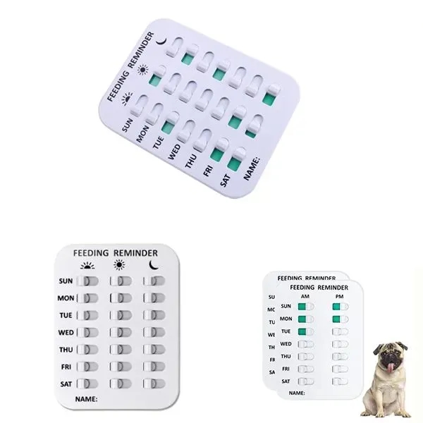 Pet Dog Feeding Reminder Twice a Day with Magnet - Pet Dog Feeding Reminder Twice a Day with Magnet - Image 0 of 0