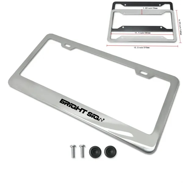 License Plate Frames Stainless Steel - License Plate Frames Stainless Steel - Image 0 of 3