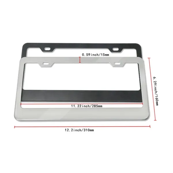 License Plate Frames Stainless Steel - License Plate Frames Stainless Steel - Image 3 of 3