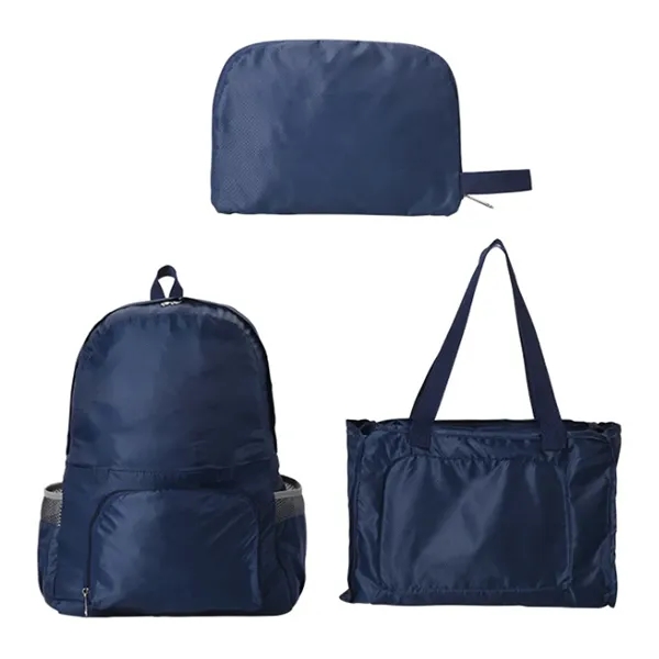 2-in-1 Foldable Backpack Tote Bag - 2-in-1 Foldable Backpack Tote Bag - Image 2 of 10