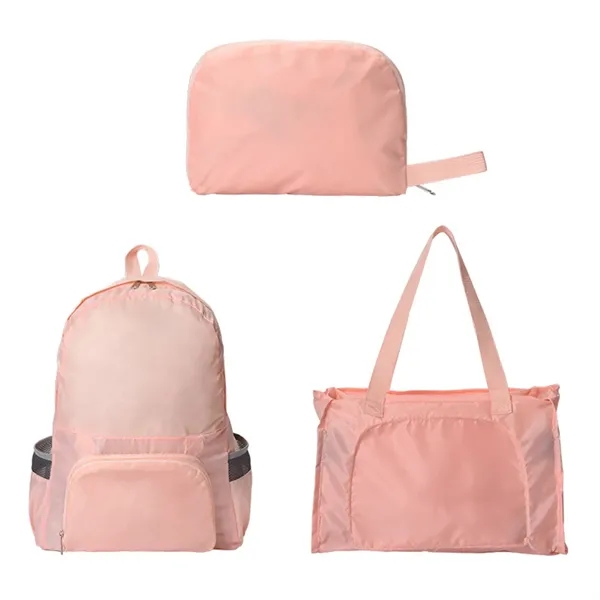 2-in-1 Foldable Backpack Tote Bag - 2-in-1 Foldable Backpack Tote Bag - Image 5 of 10