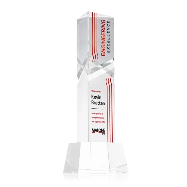 Oakham VividPrint™ Award on Robson Base - Clear
