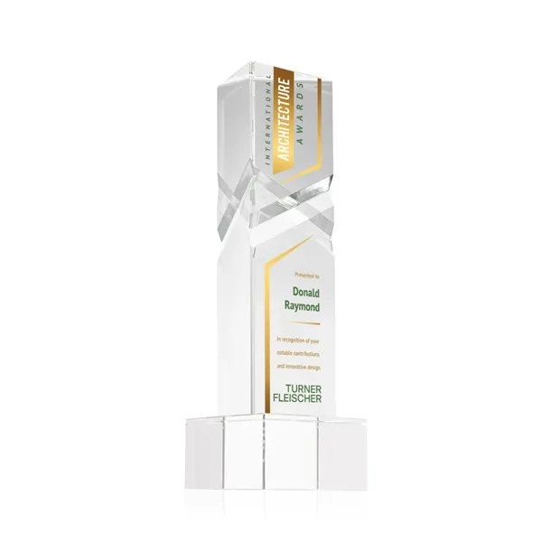 Oakham VividPrint™ Award on Hancock Base - Clear