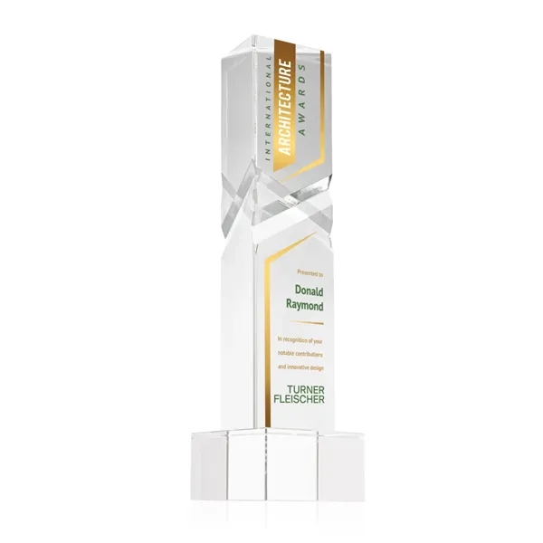 Oakham VividPrint™ Award on Hancock Base - Clear