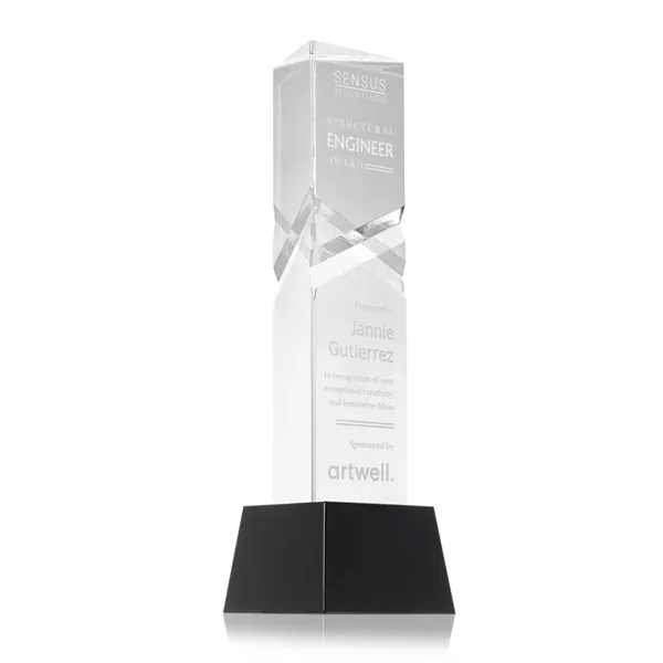 Oakham Award on Robson Base - Black