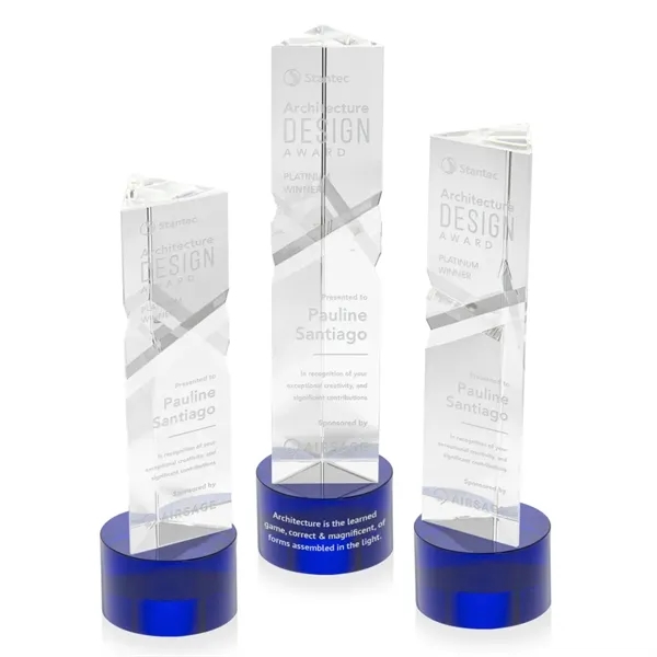 Oakham Award on Marvel Base - Blue