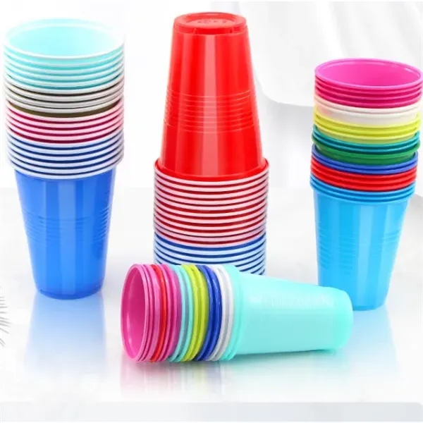 Colorful Party Plastic Disposable Cups - Colorful Party Plastic Disposable Cups - Image 5 of 5
