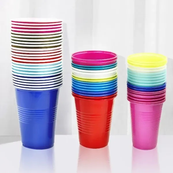 Colorful Party Plastic Disposable Cups - Colorful Party Plastic Disposable Cups - Image 2 of 5