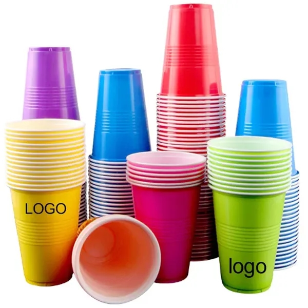 Colorful Party Plastic Disposable Cups - Colorful Party Plastic Disposable Cups - Image 0 of 5