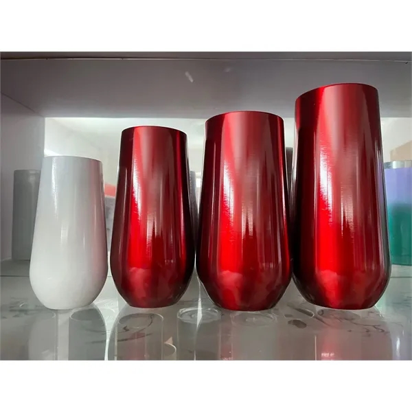 10 Oz Stemless Champagne Flute - 10 Oz Stemless Champagne Flute - Image 4 of 10