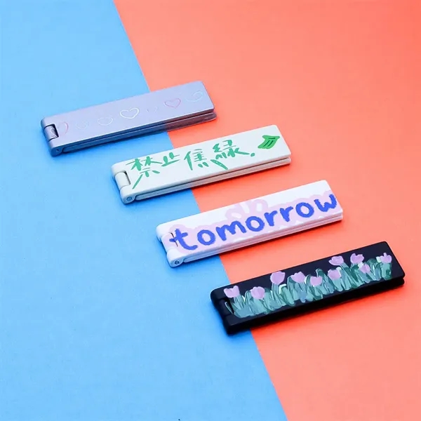 Folding Invisible Portable Metal Cell Phone Stand Holder - Folding Invisible Portable Metal Cell Phone Stand Holder - Image 2 of 4