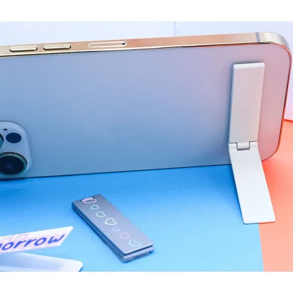 Folding Invisible Portable Metal Cell Phone Stand Holder - Folding Invisible Portable Metal Cell Phone Stand Holder - Image 4 of 4