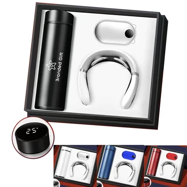 Corporate Gift Set: Tumbler, Hand Warmer, Neck Massager - Corporate Gift Set: Tumbler, Hand Warmer, Neck Massager - Image 0 of 6