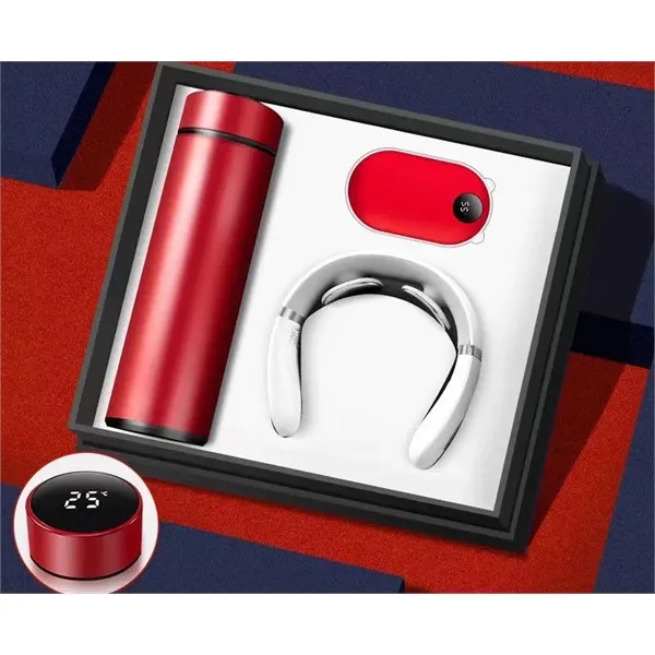 Corporate Gift Set: Tumbler, Hand Warmer, Neck Massager - Corporate Gift Set: Tumbler, Hand Warmer, Neck Massager - Image 1 of 6