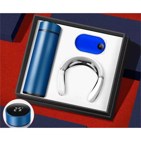 Corporate Gift Set: Tumbler, Hand Warmer, Neck Massager - Corporate Gift Set: Tumbler, Hand Warmer, Neck Massager - Image 2 of 6