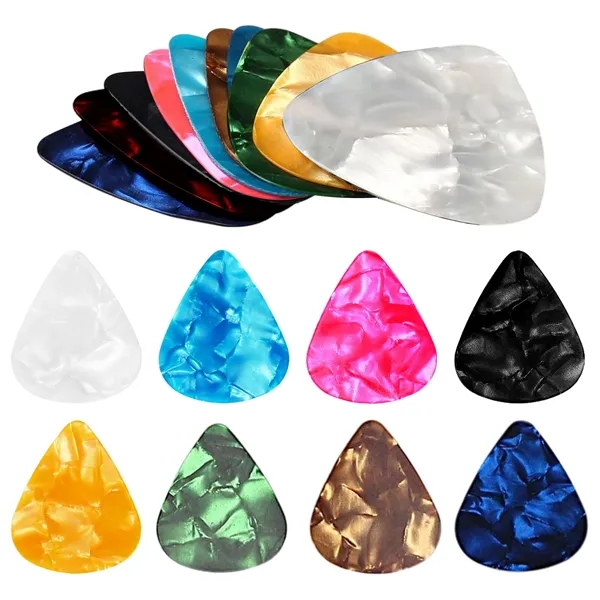 Colorful Celluloid Plectrum Pick for Bass Guitar Ukulele - Colorful Celluloid Plectrum Pick for Bass Guitar Ukulele - Image 0 of 0