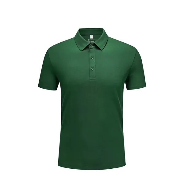 Custom Logo Short Sleeved Polo T-Shirt - Custom Logo Short Sleeved Polo T-Shirt - Image 1 of 8