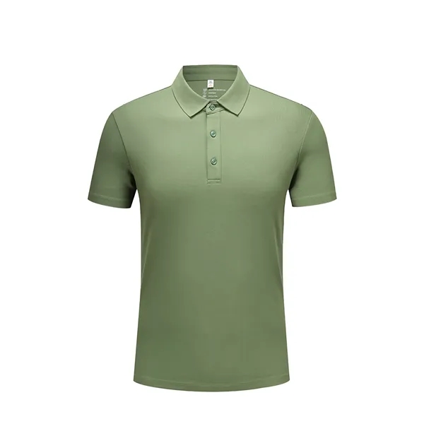 Custom Logo Short Sleeved Polo T-Shirt - Custom Logo Short Sleeved Polo T-Shirt - Image 2 of 8