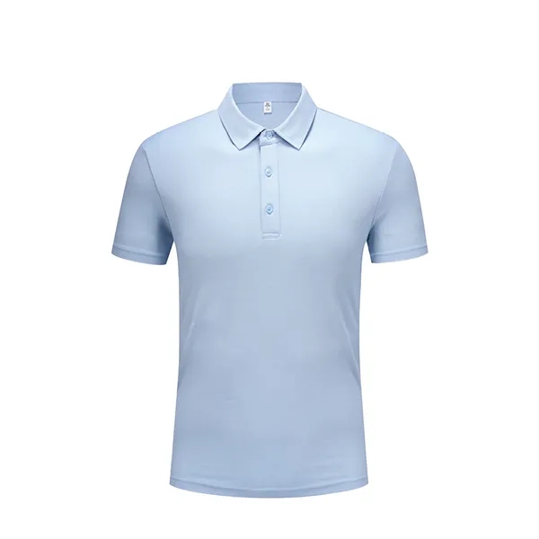 Custom Logo Short Sleeved Polo T-Shirt - Custom Logo Short Sleeved Polo T-Shirt - Image 4 of 8
