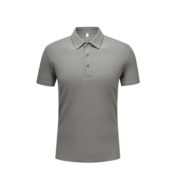 Custom Logo Short Sleeved Polo T-Shirt - Custom Logo Short Sleeved Polo T-Shirt - Image 5 of 8