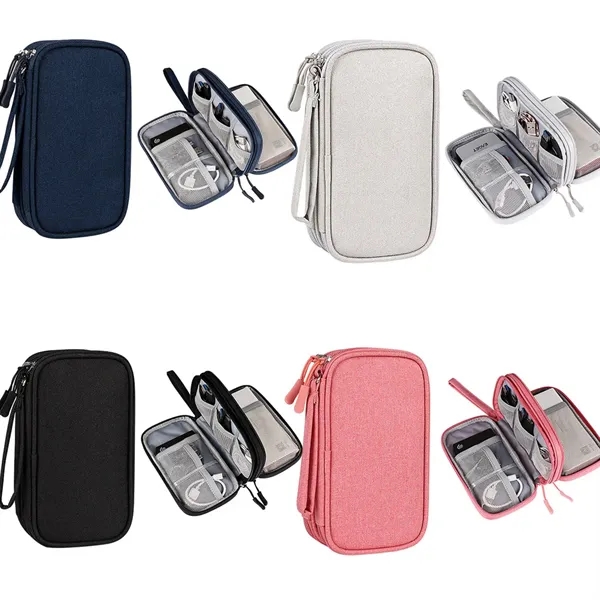 Travel Cables Organizer Bag - Travel Cables Organizer Bag - Image 1 of 4