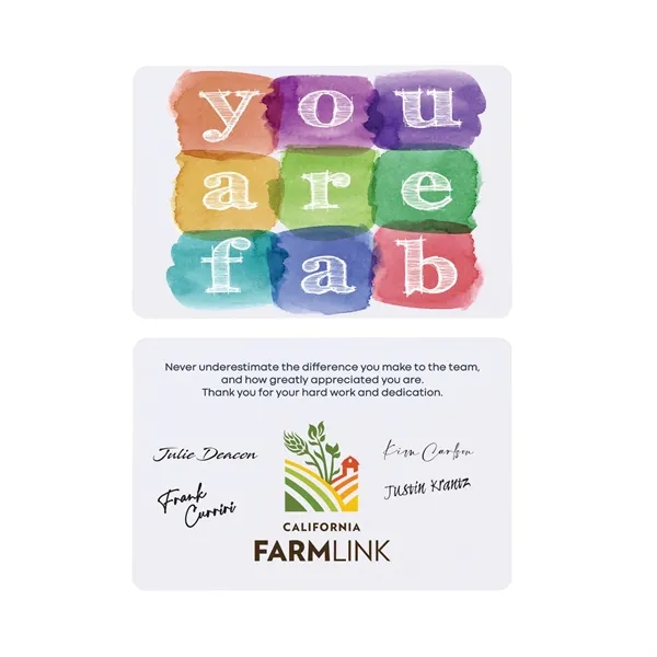 Fabulously You For All You Do Greeting Card - Fabulously You For All You Do Greeting Card - Image 1 of 1
