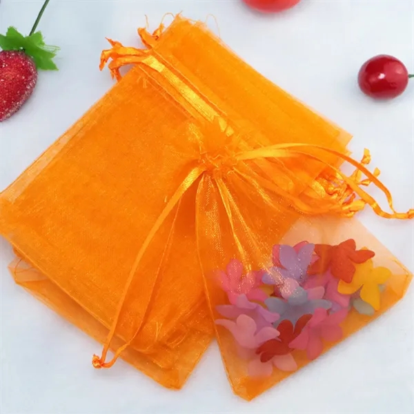 Mesh Drawstring Organza Gift Bag - Mesh Drawstring Organza Gift Bag - Image 2 of 3