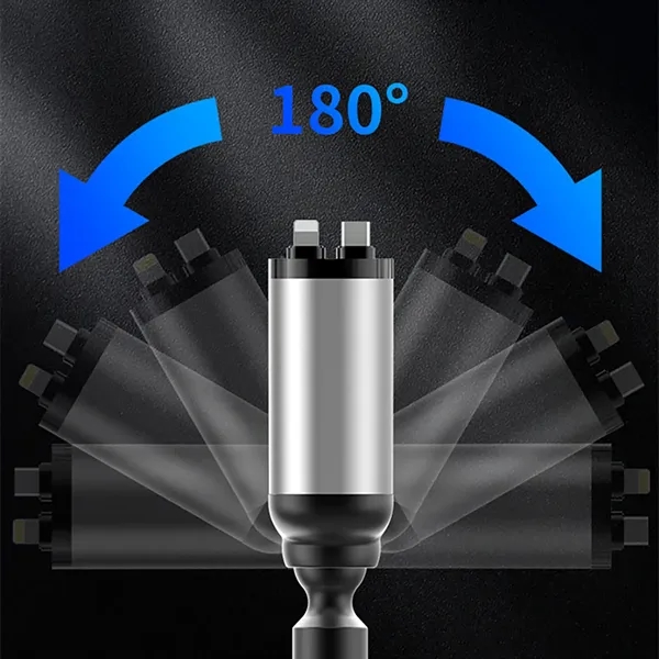 4 In 1 Retractable Fast Car Phone Charger - 4 In 1 Retractable Fast Car Phone Charger - Image 1 of 1