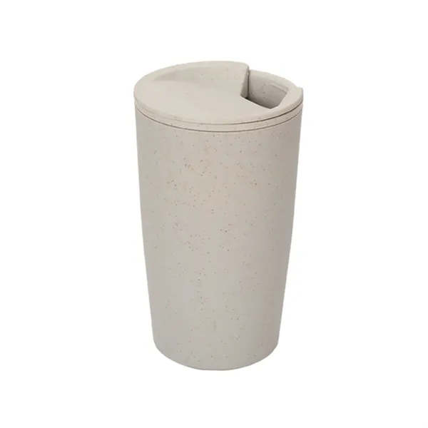 Eco Wheat Straw Coffee Mug Cup w/ Lid - Eco Wheat Straw Coffee Mug Cup w/ Lid - Image 4 of 4