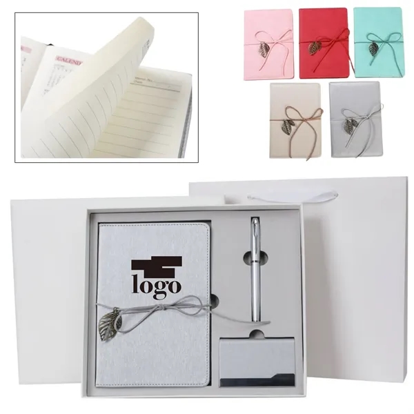 Business Gift Set Giftbox Pen Notebook Card Holder - Business Gift Set Giftbox Pen Notebook Card Holder - Image 0 of 1