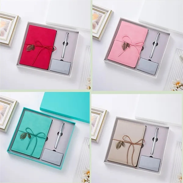 Business Gift Set Giftbox Pen Notebook Card Holder - Business Gift Set Giftbox Pen Notebook Card Holder - Image 1 of 1