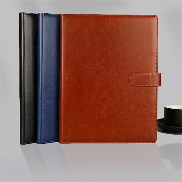 A4 Business Versatile Padfolio with Magnetic Buckle - A4 Business Versatile Padfolio with Magnetic Buckle - Image 5 of 8
