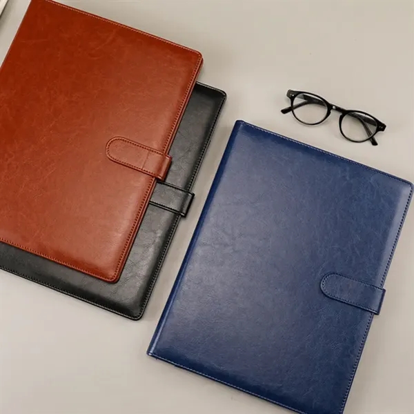 A4 Business Versatile Padfolio with Magnetic Buckle - A4 Business Versatile Padfolio with Magnetic Buckle - Image 8 of 8